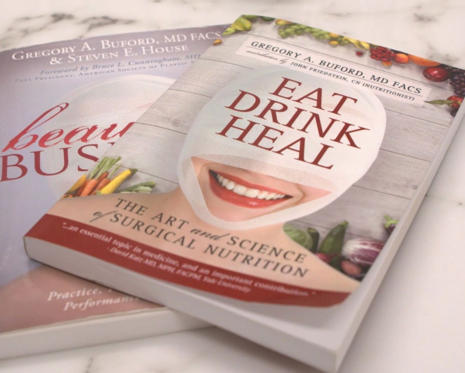 Two books on nutrition and surgical science.