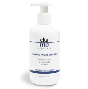 EltaMD Foaming Facial Cleanser bottle on white background