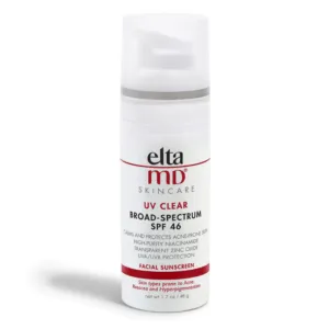 Elta MD UV Clear Broad-Spectrum SPF 46 sunscreen.