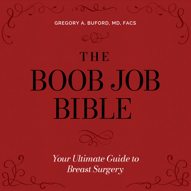 Book cover titled The Boob Job Bible