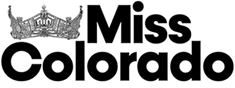 Miss Colorado logo with crown graphic.